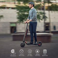 Elscooter & elsparkcykel - Ninebot Segway ES4 Elscooter Rental Edition (2x batteri) (ny i bulkförpackning) (ej vikbar)