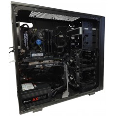 Begagnad Speldator - Corsair Vengeance C70 gamingdator med Intel i7 32GB 1TB SSD RTX2070 Super Win11 Pro (beg)
