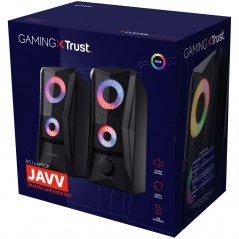 Datorhögtalare - Trust Javv datorhögtalare med RGB-belysning