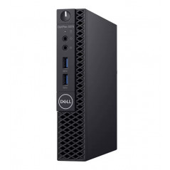 Stationär dator begagnad - Dell OptiPlex 3070 Micro i3 (gen 8) 8GB 250GB SSD Windows 11 Pro (beg)