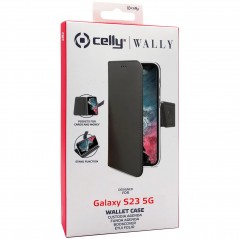 Fodral och skal - Celly Wallet Case plånboksfodral till Samsung Galaxy S23