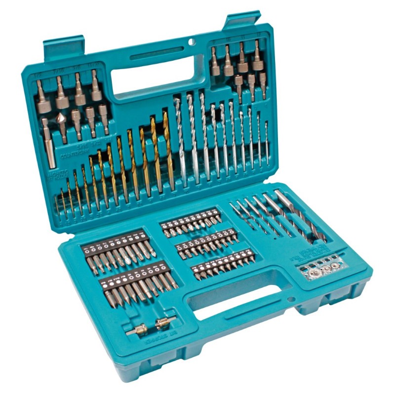 Makita borr- och bitsset med 102 delar
