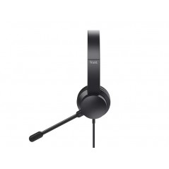 Chatheadset - Trust HS-260 USB-headset med brusreducerande mikrofon (ENC)