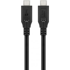Goobay USB-C-kabel USB4 Thunderbolt 4 240W PD 40Gbit/s (8K) i flera längder