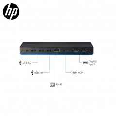 USB-C dockningsstation - HP USB-C Dock G4 universell dockningsstation inkl 90W AC och USB-C-kabel TB3 (beg)