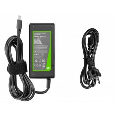 USB-C Laddare - GreenCell Universal 45W USB-C datorladdare (AC-adapter) med strömkabel