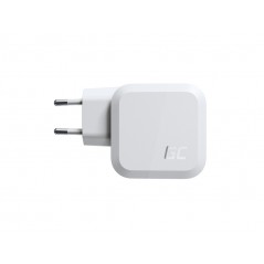 Väggladdare mobiltelefon - GreenCell AC-adapter väggladdare GaN 65W med 2 USB-C och 1 USB