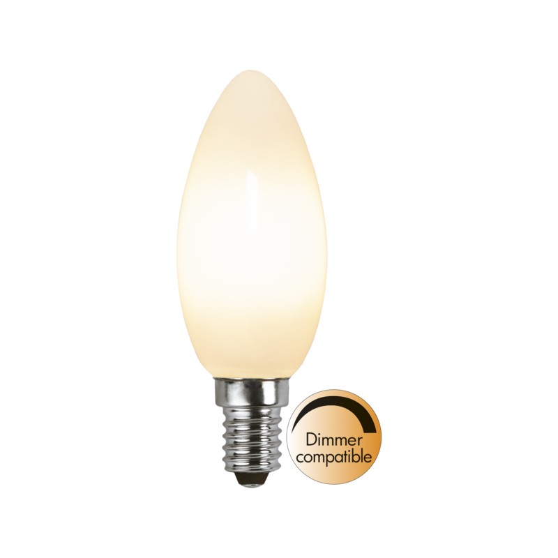 LED-lampa - Dimbar LED-lampa sockel E14 opaque 5W (39W) 3000K