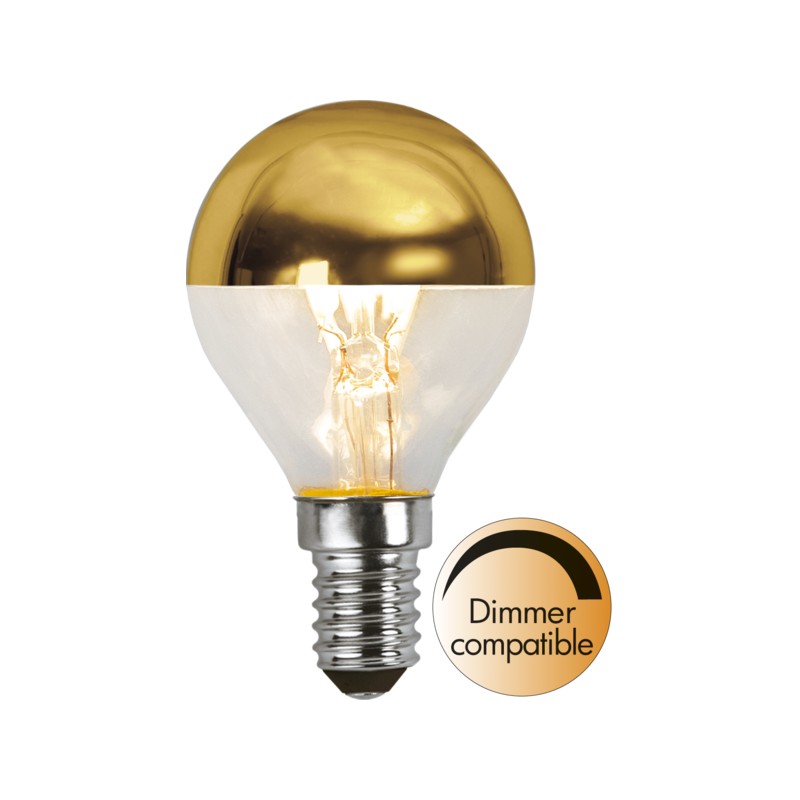 LED-lampa - Dimbar LED-lampa sockel E14 golden top coat 3.5W (25W) 2700K