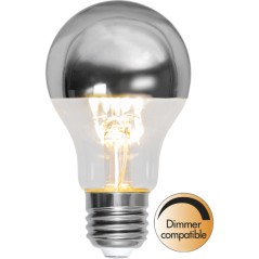 Dimbar LED-lampa sockel E27 silver TOP COATED 4.8W (50 W)