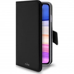 Fodral och skal - Puro 2-i-1 plånboksfodral med magnetiskt avtagbart skal till iPhone 11