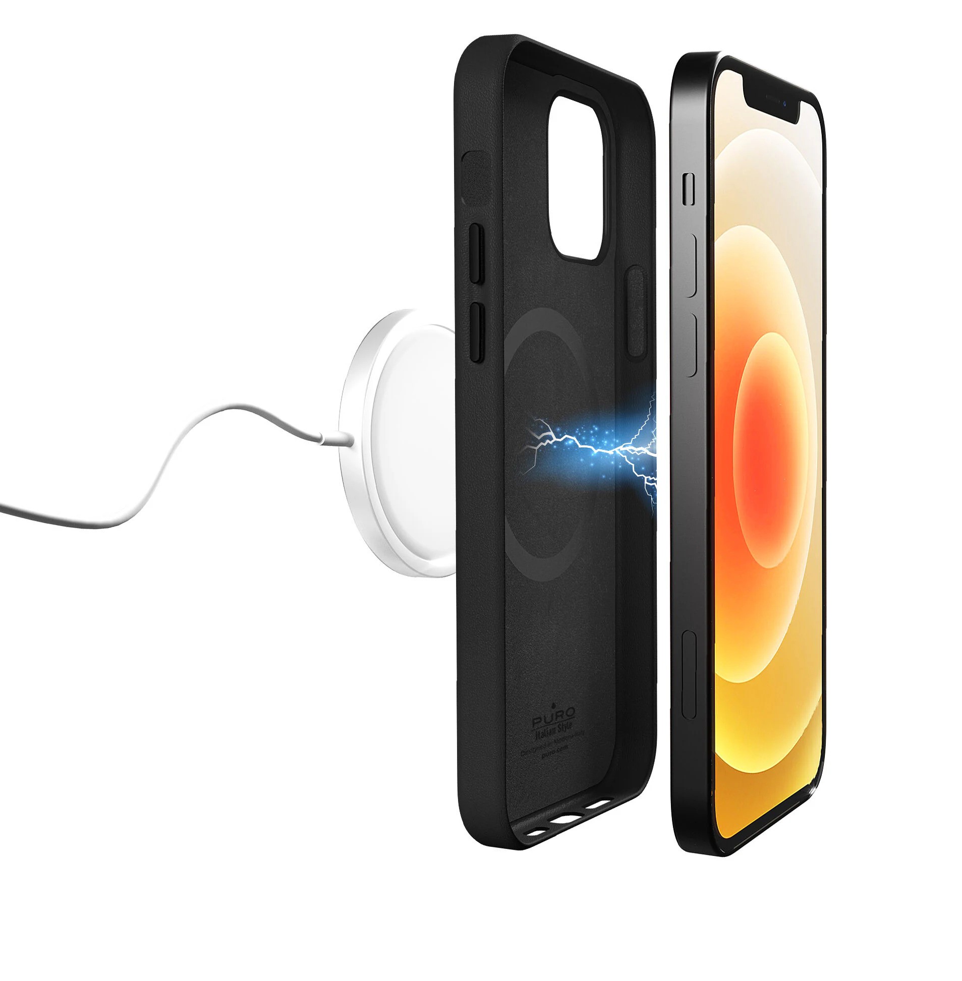 Puro Sky Mag mobilskal till iPhone 12 och iPhone 12 Pro med stöd för MagSafe