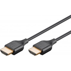 Goobay slimmad HDMI-kabel 2.0 med stöd för 4K i 60Hz och HDR