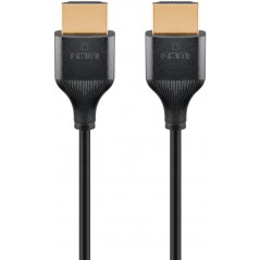 Goobay slimmad HDMI-kabel 2.0 med stöd för 4K i 60Hz och HDR