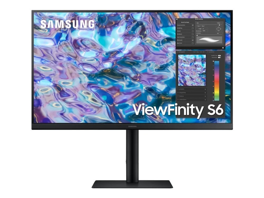 Samsung S27B610EQU 27" 2K 2560 x 1440 ergonomisk LED-skärm med IPS-panel (2xHDMI, 1xDP)