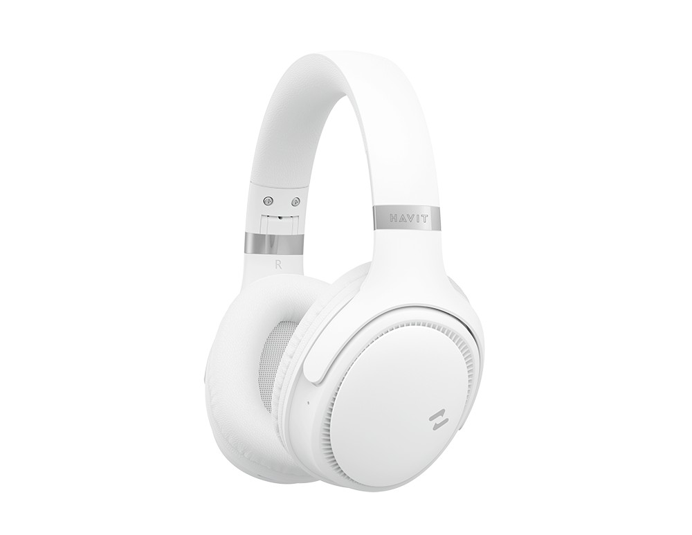 Havit trådlösa bluetooth-hörlurar (white/silver)