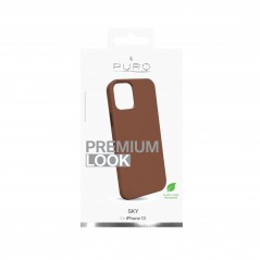 Fodral och skal - Puro Sky Cover Leather Look mobilskal till iPhone 13