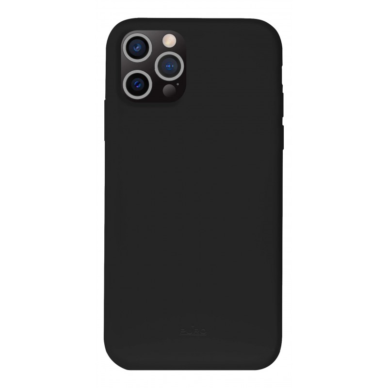 Fodral och skal - Puro mjukt mobilskal i svart silikon till iPhone 13 Pro