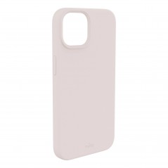 Puro mjukt mobilskal i rosa silikon till iPhone 13 och iPhone 14