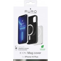 iPhone 14 - Puro Icon Mag mobilskal till iPhone 14 Plus med stöd för MagSafe