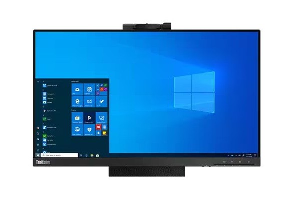 Lenovo ThinkCentre TIO22Gen4 22" IPS-skärm med inbyggd webbkamera (beg utan fot)