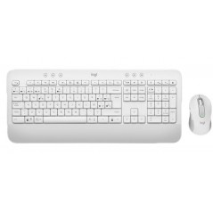Tangentbord & datormus - Logitech MK650 trådlöst tangentbord och mus med Logi Bolt och Bluetooth vit