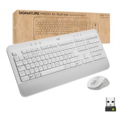 Tangentbord & datormus - Logitech MK650 trådlöst tangentbord och mus med Logi Bolt och Bluetooth svart
