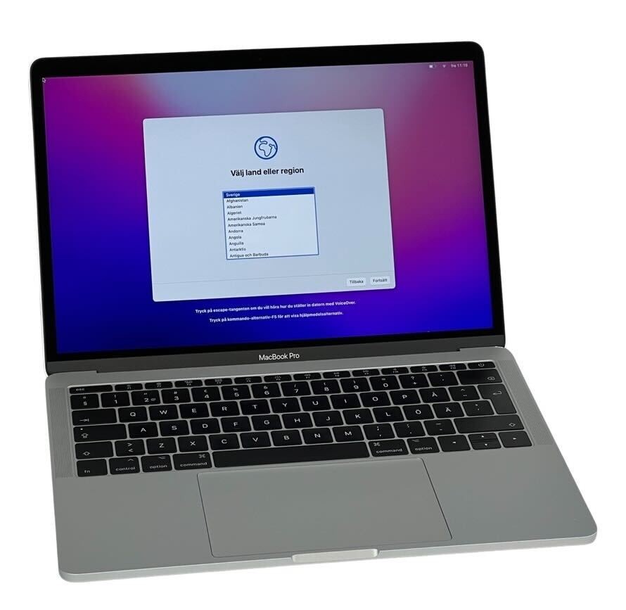 MacBook Pro 13-tum 2019 Touchbar i5 8GB 512GB SSD Silver |Som ny|