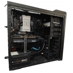 Begagnad Speldator - Corsair Carbide 400R gamingdator med Intel i7 32GB 1TB SSD RTX2080 Win11 Pro (beg)