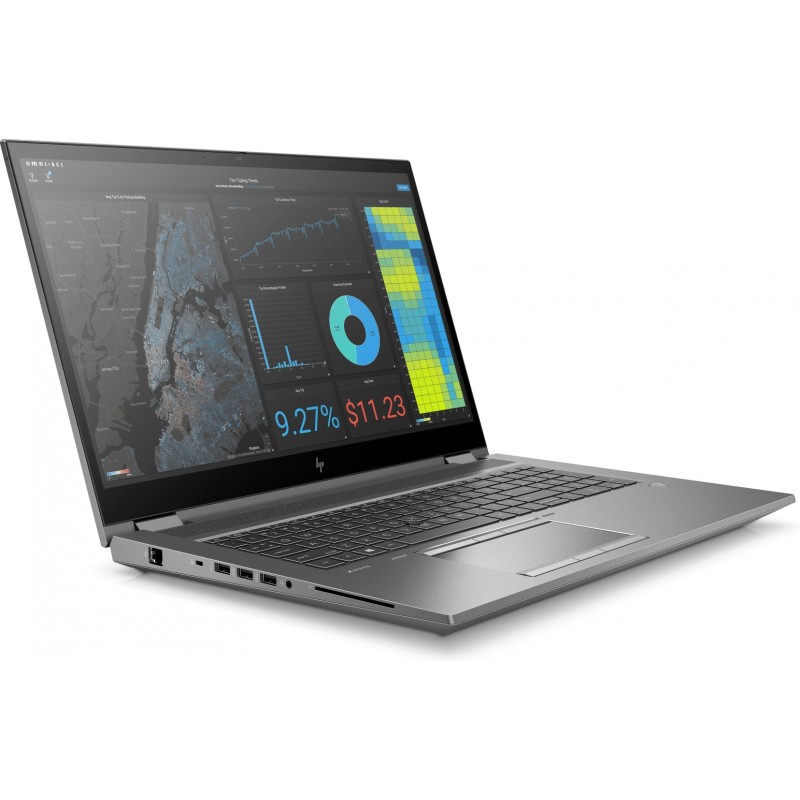 Laptop 17" beg - HP ZBook Fury 17 G7 17.3" 4K UHD i7 (gen 10) 32GB 512GB SSD RTX 3000 Win 11 Pro (beg med små bucklor lock)
