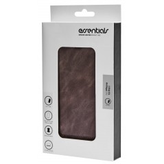 Fodral och skal - Essentials plånboksfodral i äkta läder med avtagbart skal till iPhone 13 Mini