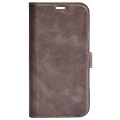Fodral och skal - Essentials plånboksfodral i äkta läder med avtagbart skal till iPhone 13 Mini
