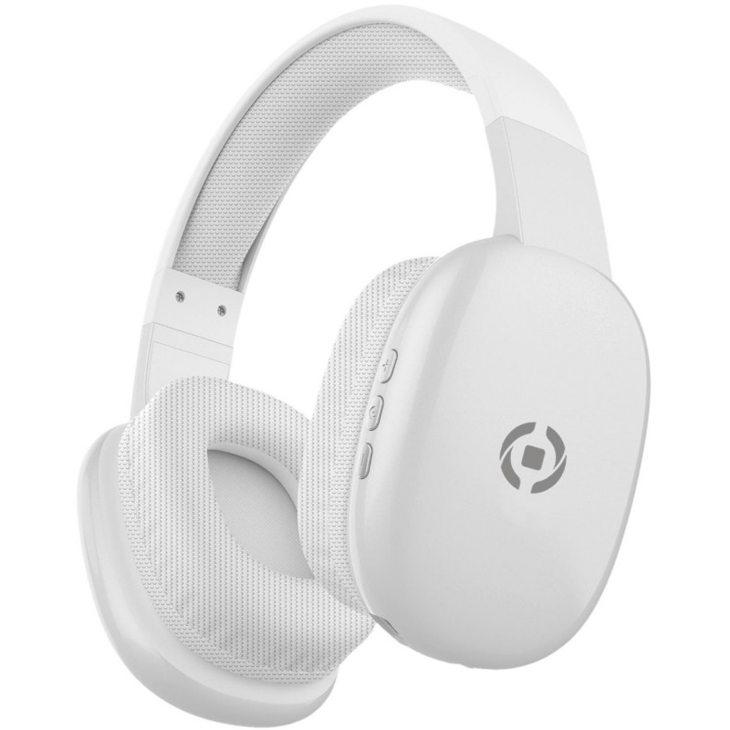 Bluetooth hörlurar - Celly Freebeat trådlösa over-ear bluetooth-hörlurar (svart/vit)