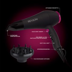 Hårtork - Revlon Smooth Brilliance hårtork och hårfön på 2000W