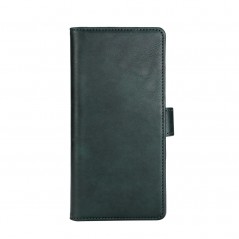 Aurdel Essentials Grönt Plånboksfodral till Samsung Galaxy S21 FE i veganläder