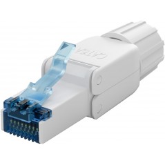 Goobay RJ45 Cat6A UTP nätverkskontakt för verktygslös montering