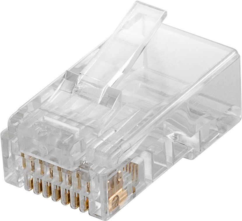 Goobay RJ45 Cat6 UTP nätverkskontakt för rund kabel