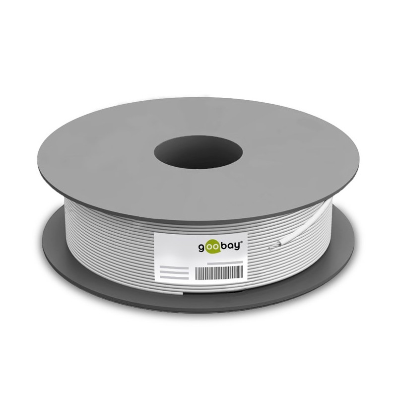Nätverksbygge och felsökning - Goobay Cat6 U/UTP CCA oterminerad nätverkskabel 100 meter