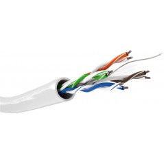 Nätverksbygge och felsökning - Goobay Cat6 U/UTP CCA oterminerad nätverkskabel 100 meter