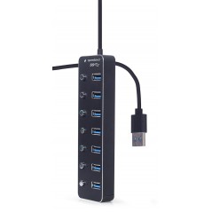 Gembird USB 3.0 USB-hubb med 7x USB 3.0