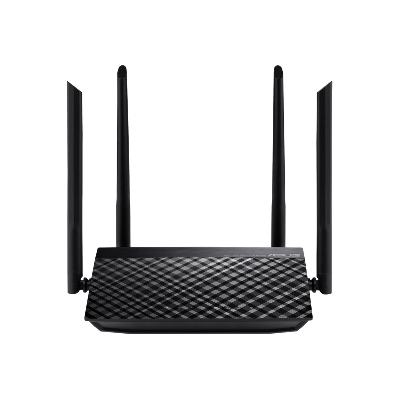 Router 450+ Mbps - Asus RT-AC1200 V2 trådlös dual band AC-router