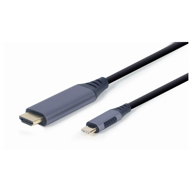 Skärmkabel & skärmadapter - Cablexpert USB-C till HDMI-kabel 1.8m med stöd för 4K i 60 Hz