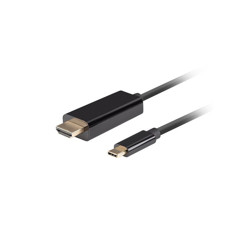 Skärmkabel & skärmadapter - Lanberg USB-C till HDMI-kabel med stöd för 4K i 60 Hz (finns i flera längder)