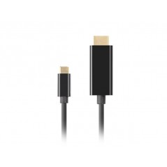 Skärmkabel & skärmadapter - Lanberg USB-C till HDMI-kabel med stöd för 4K i 60 Hz (finns i flera längder)