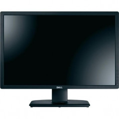 Dell 24" U2412M LED-skärm med repa på skärmytan (beg)