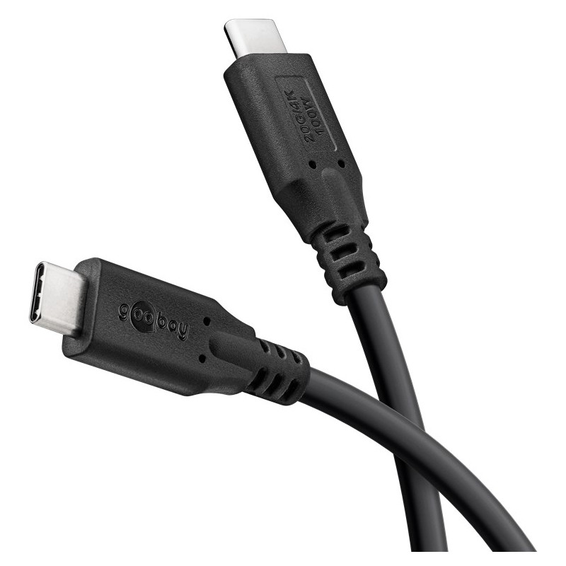 USB-C kabel - Goobay USB-C-kabel USB4 Thunderbolt 3 100W PD 20Gbit/s (4K) i flera längder