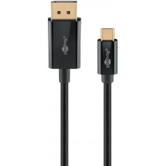 Goobay USB-C till DisplayPort-kabel 4K 60 Hz (i flera längder)