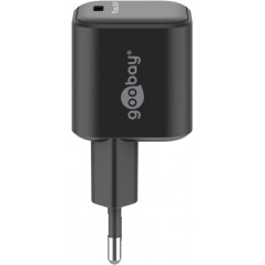 Laddare och kablar - Snabbladdande kompakt GaN strömadapter med USB-C PD 45W svart/vit