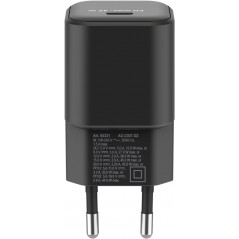 Laddare och kablar - Snabbladdande kompakt GaN strömadapter med USB-C PD 45W svart/vit