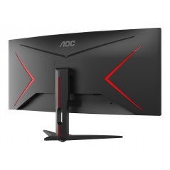 25 - 34" Datorskärm - AOC CU34G2XE Gaming 34" välvd ultrabred skärm 3440 x 1440 i 144 Hz